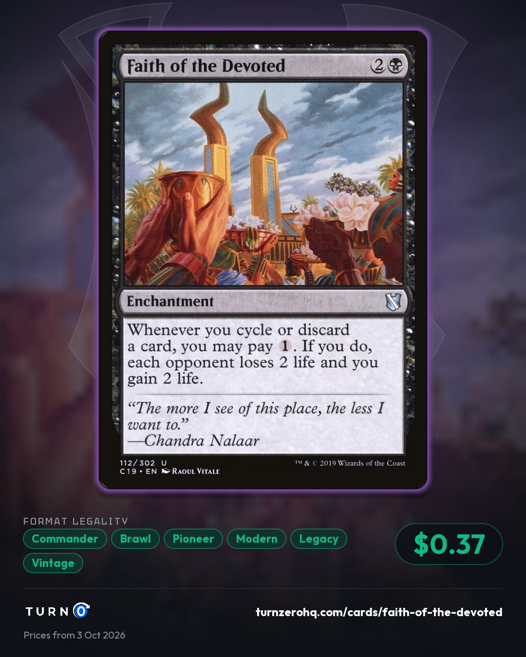 Shareable picture of Faith of the Devoted