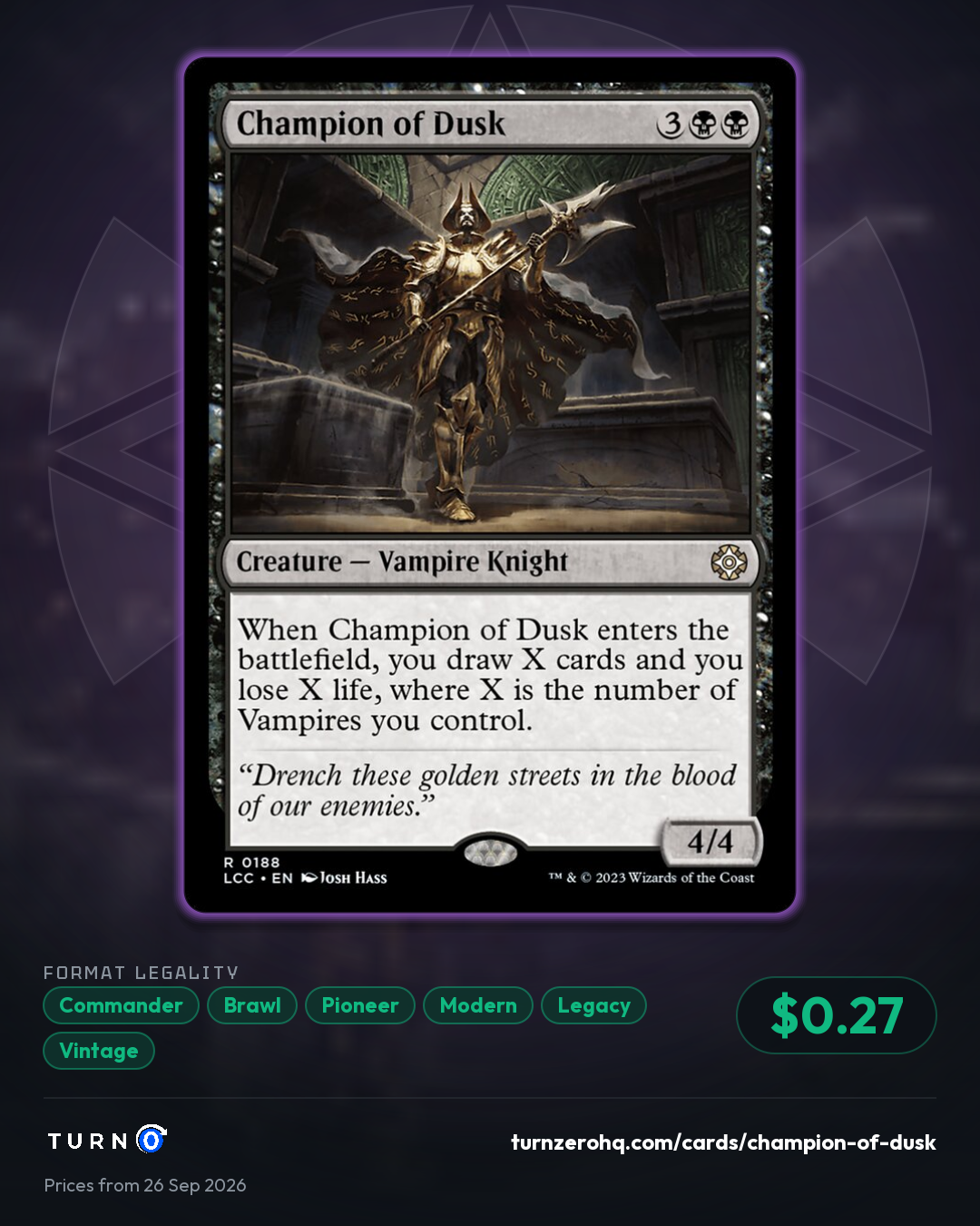 Shareable picture of Champion of Dusk