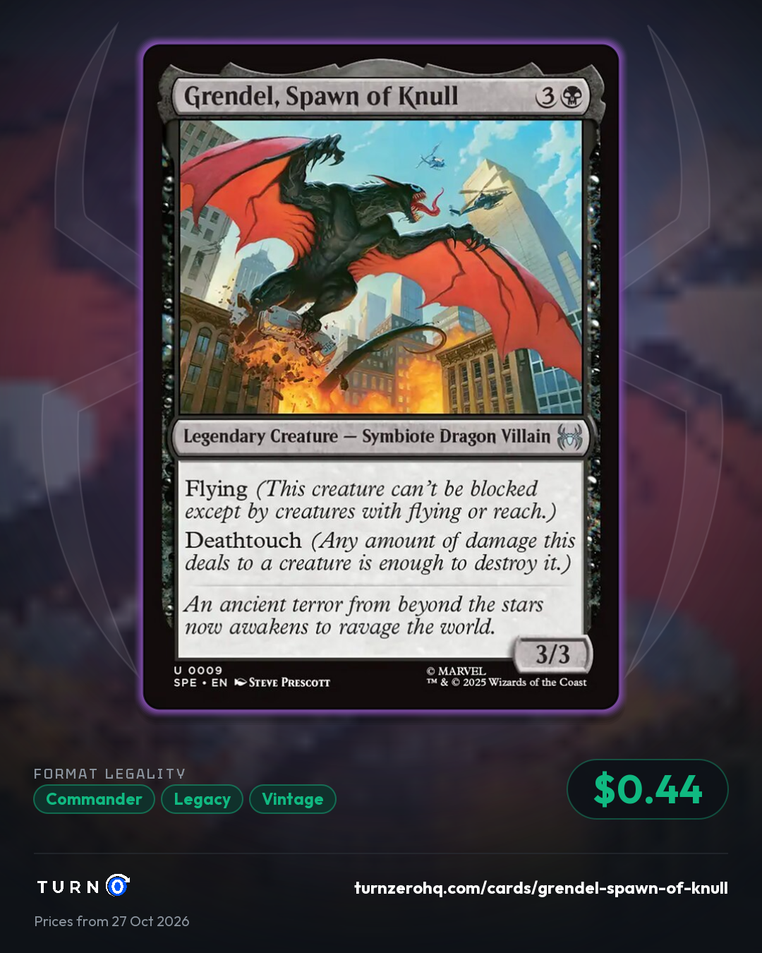 Shareable picture of Grendel, Spawn of Knull