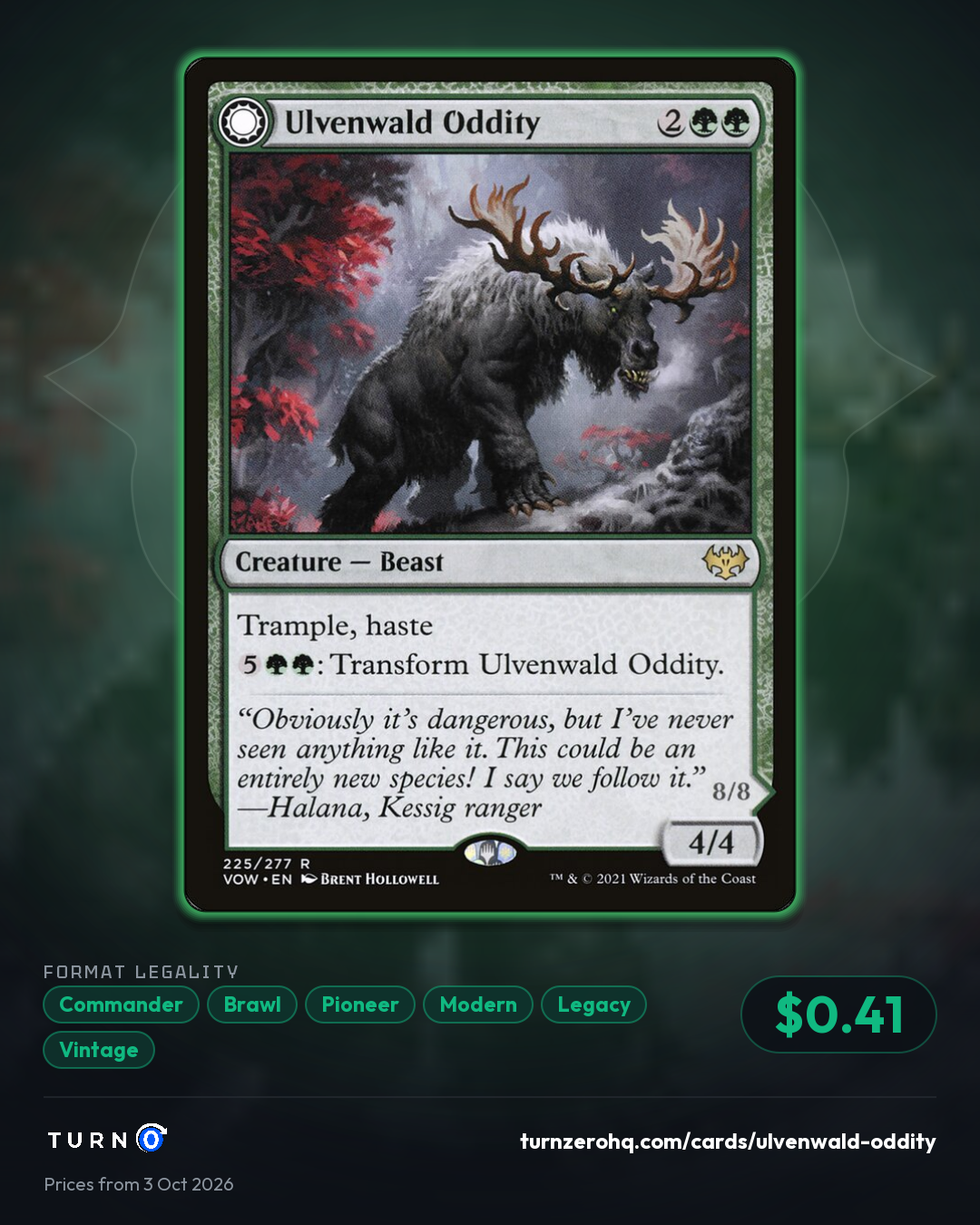 Shareable picture of Ulvenwald Oddity