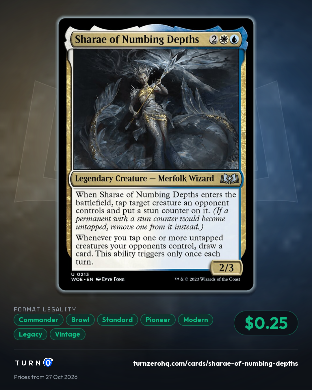 Shareable picture of Sharae of Numbing Depths