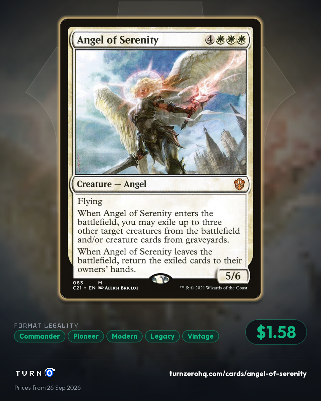 Shareable picture of Angel of Serenity