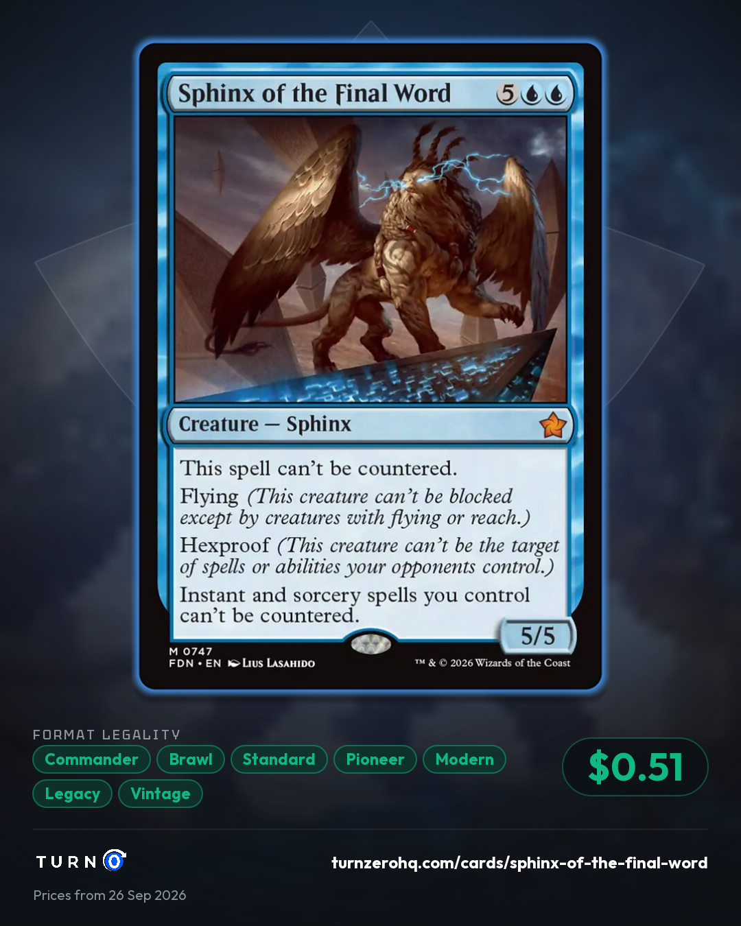 Shareable picture of Sphinx of the Final Word