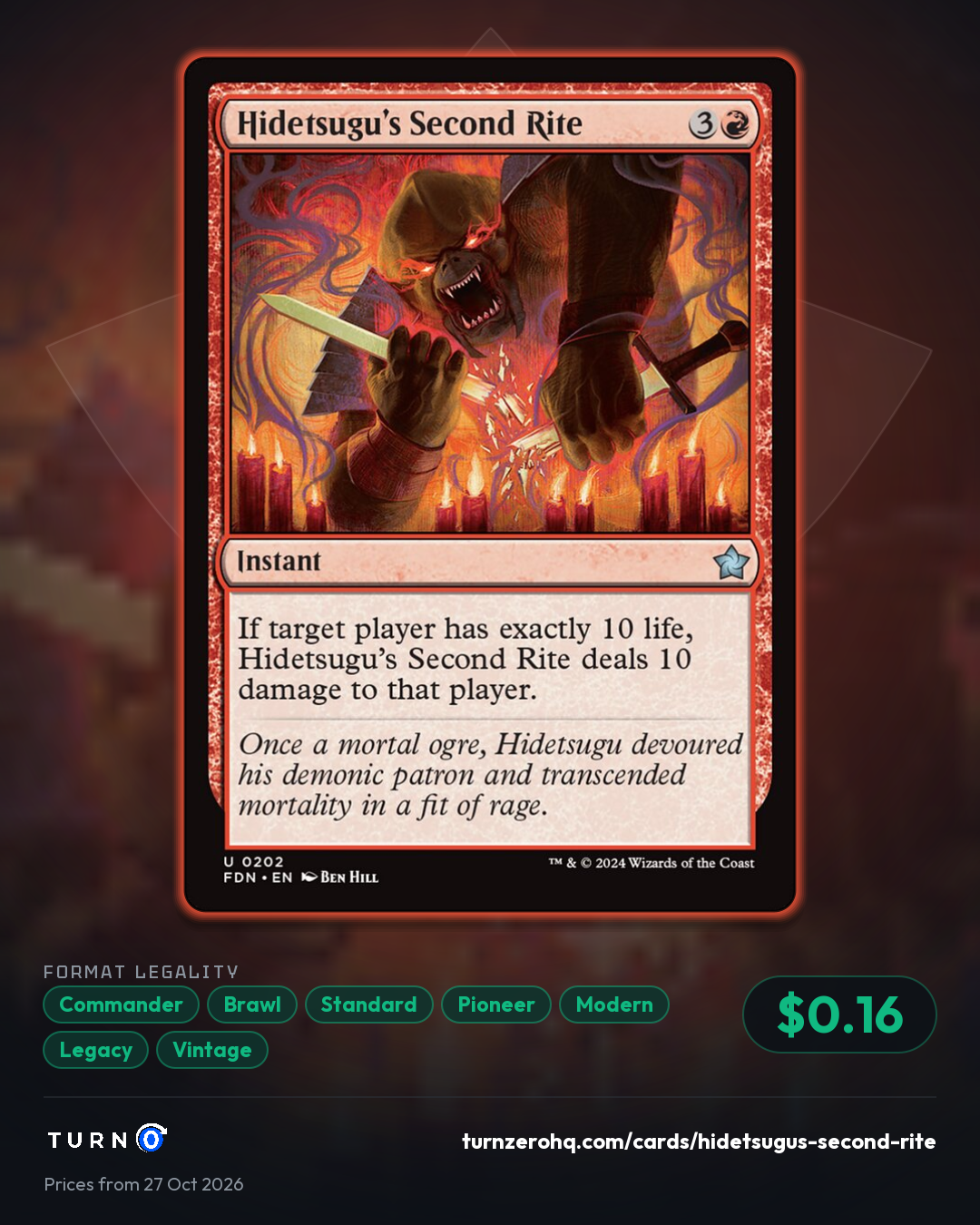 Shareable picture of Hidetsugu's Second Rite