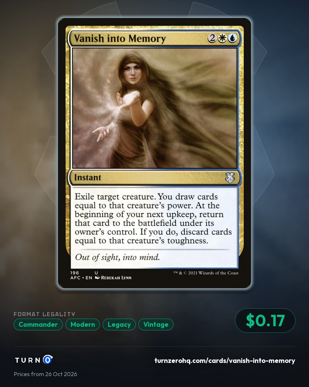 Shareable picture of Vanish into Memory