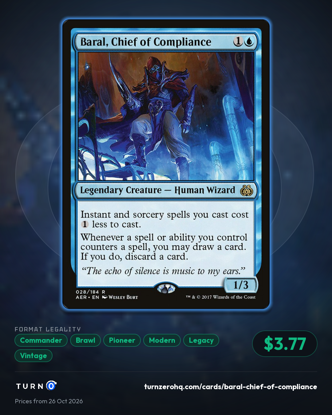 Shareable picture of Baral, Chief of Compliance