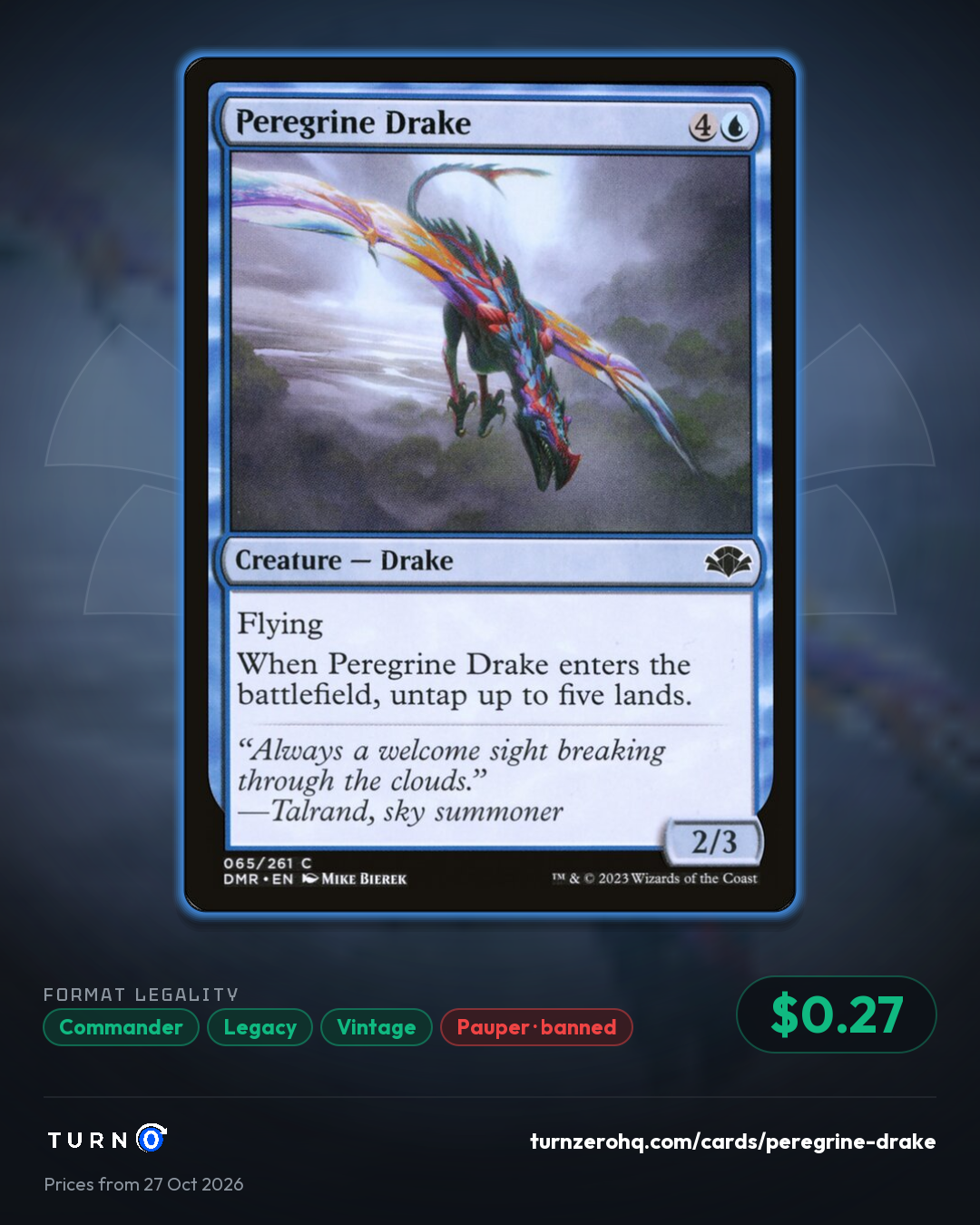 Shareable picture of Peregrine Drake