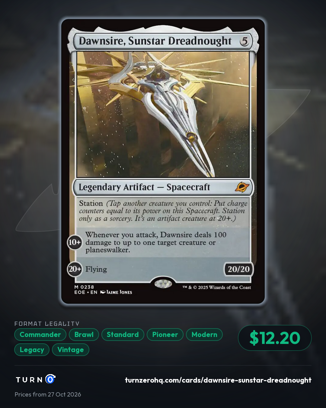 Shareable picture of Dawnsire, Sunstar Dreadnought