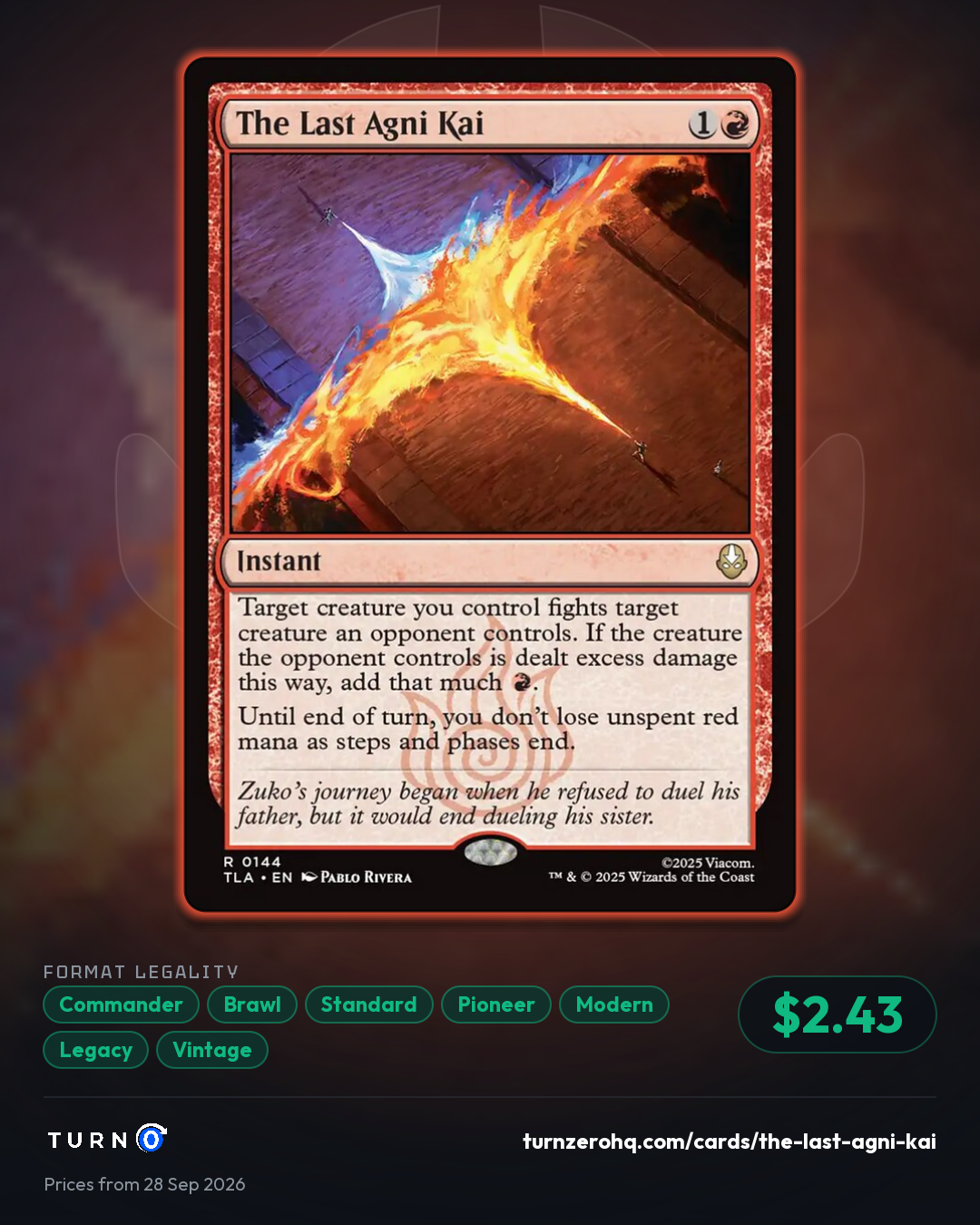 Shareable picture of The Last Agni Kai
