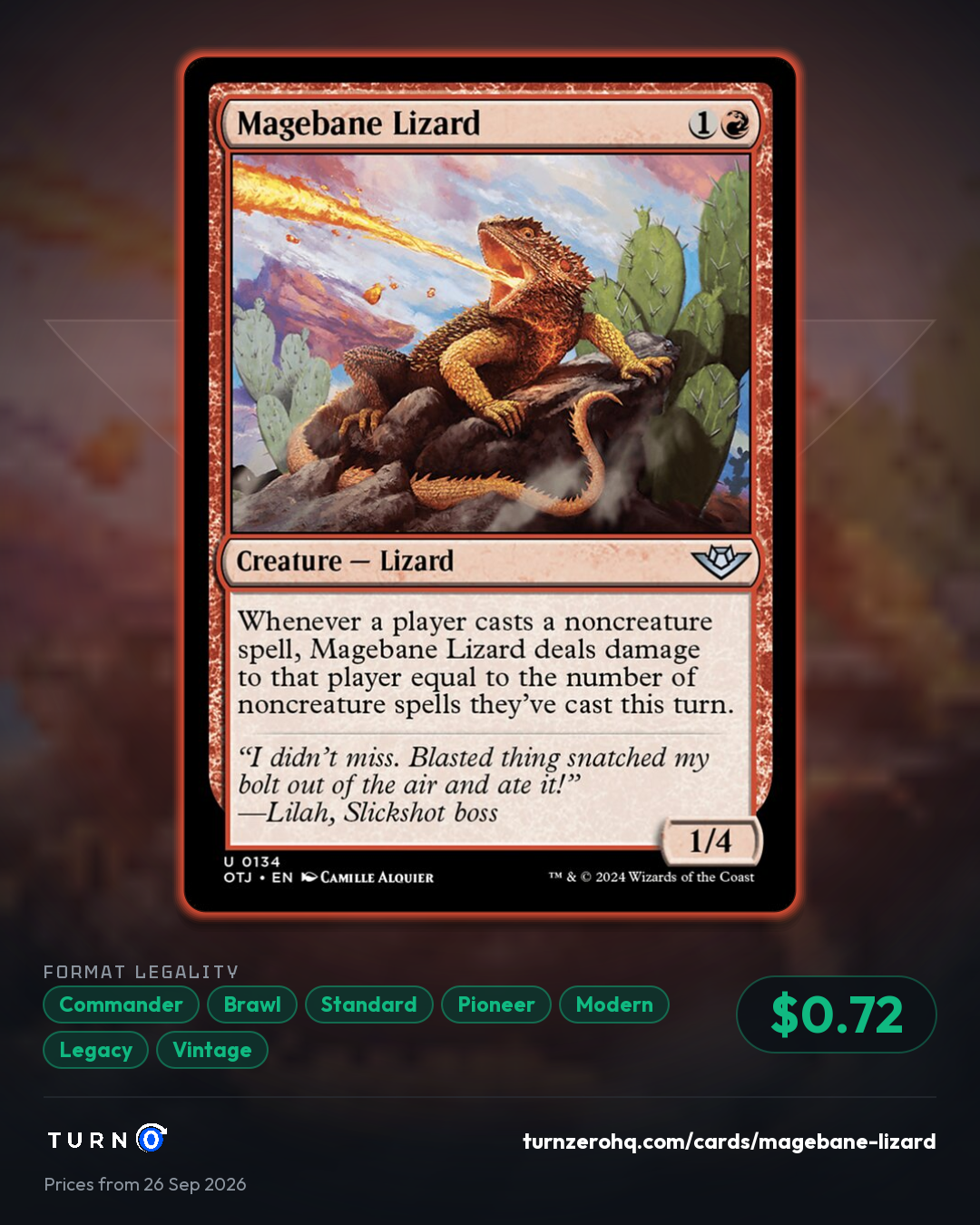 Shareable picture of Magebane Lizard