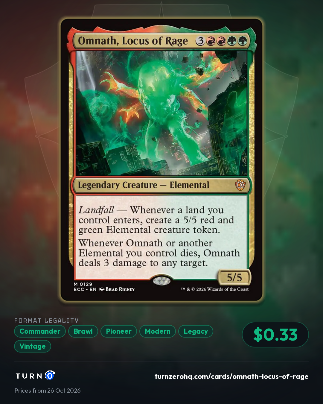 Shareable picture of Omnath, Locus of Rage