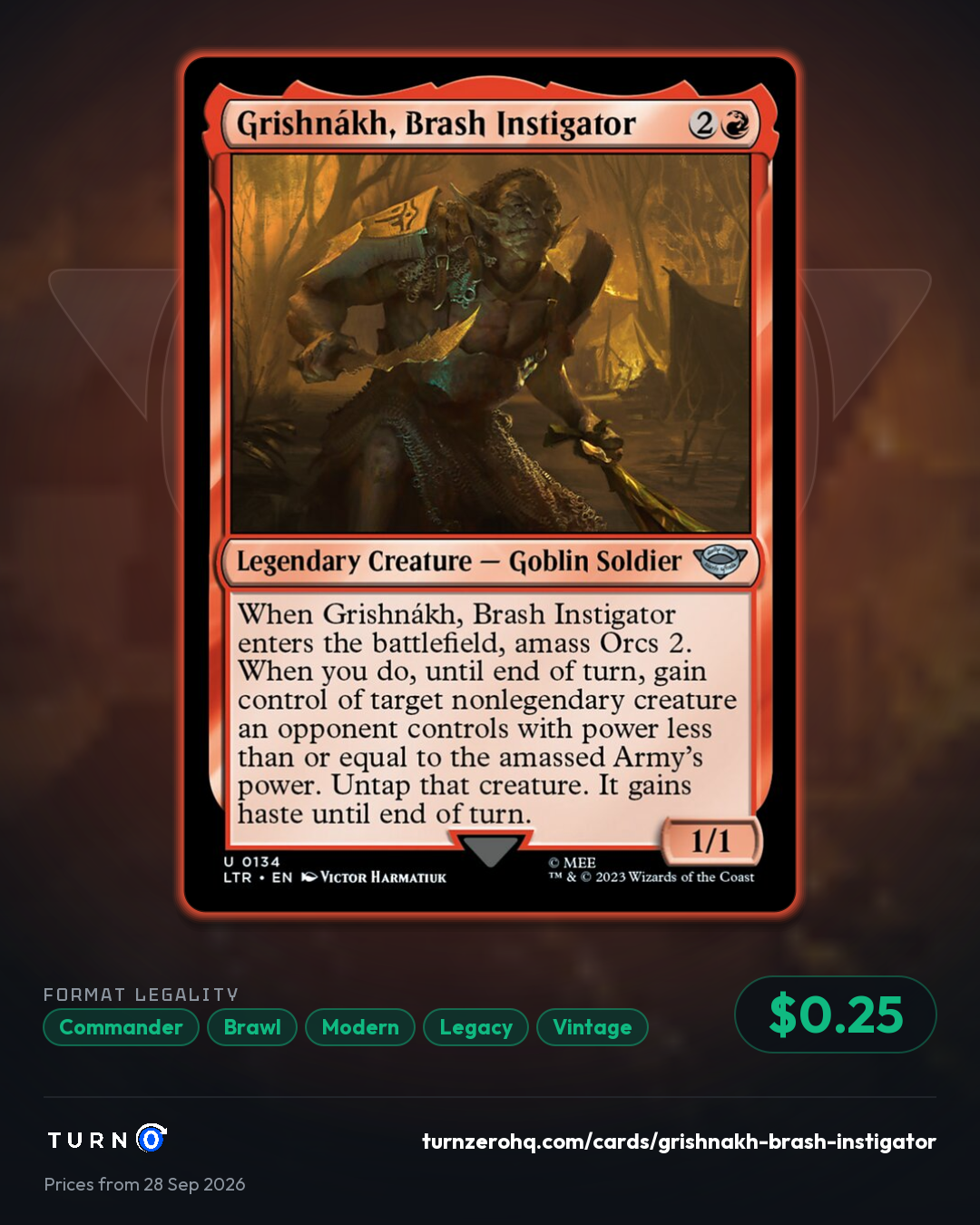 Shareable picture of Grishnákh, Brash Instigator