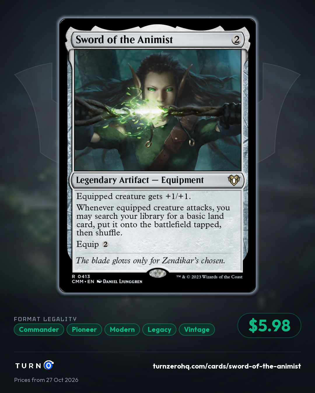 Shareable picture of Sword of the Animist