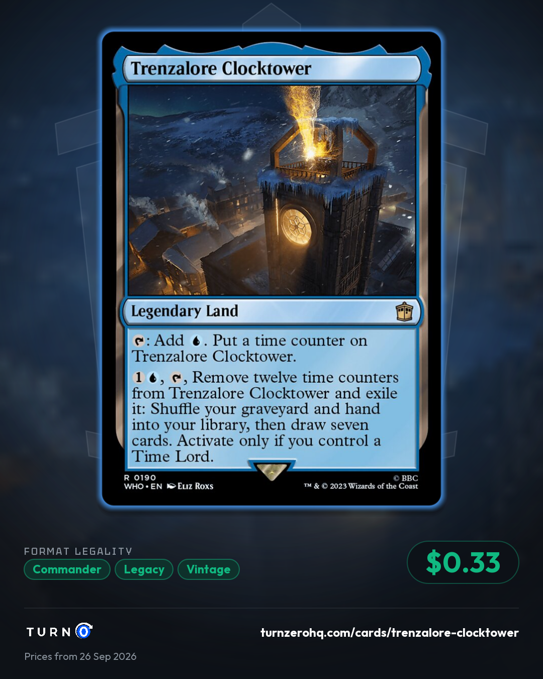Shareable picture of Trenzalore Clocktower