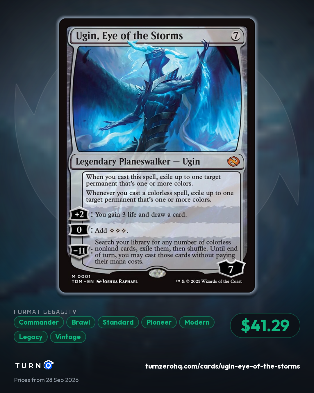 Shareable picture of Ugin, Eye of the Storms