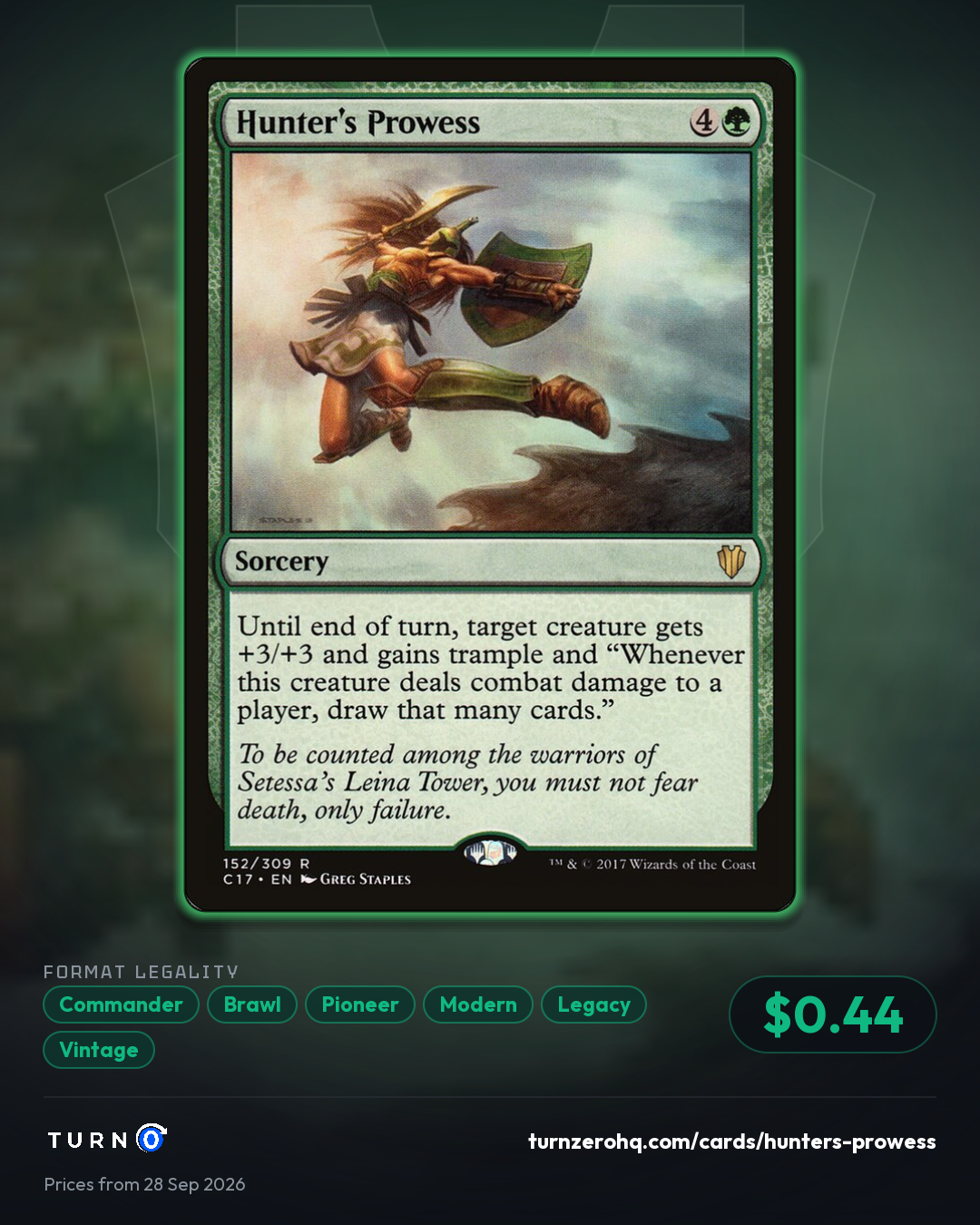 Shareable picture of Hunter's Prowess