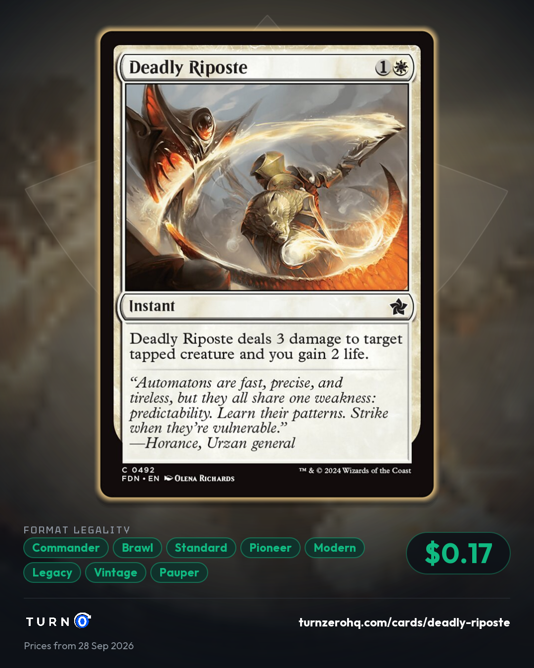 Shareable picture of Deadly Riposte
