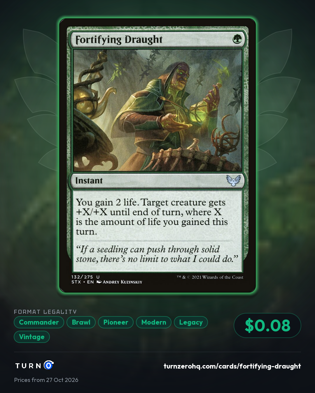 Shareable picture of Fortifying Draught