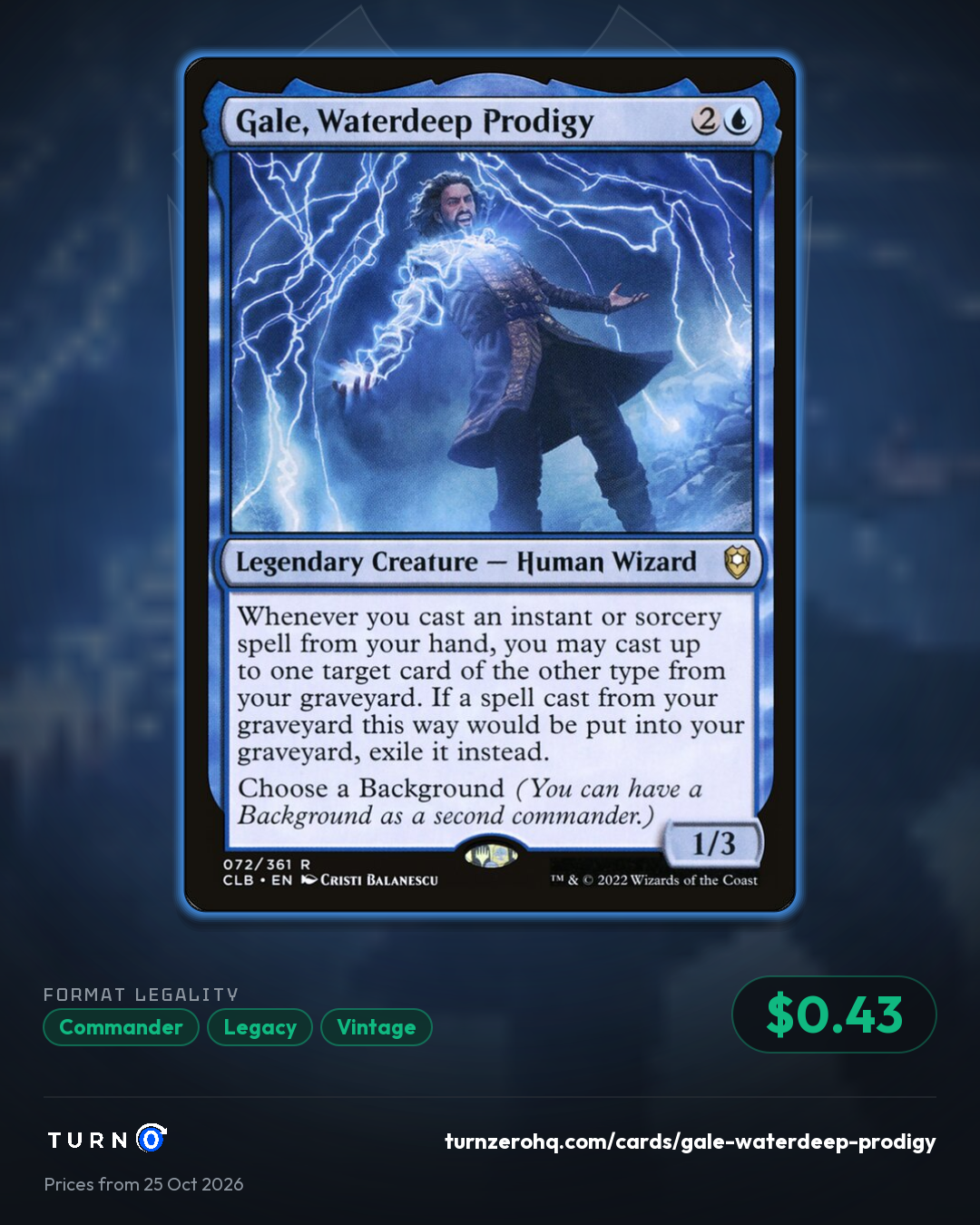 Shareable picture of Gale, Waterdeep Prodigy