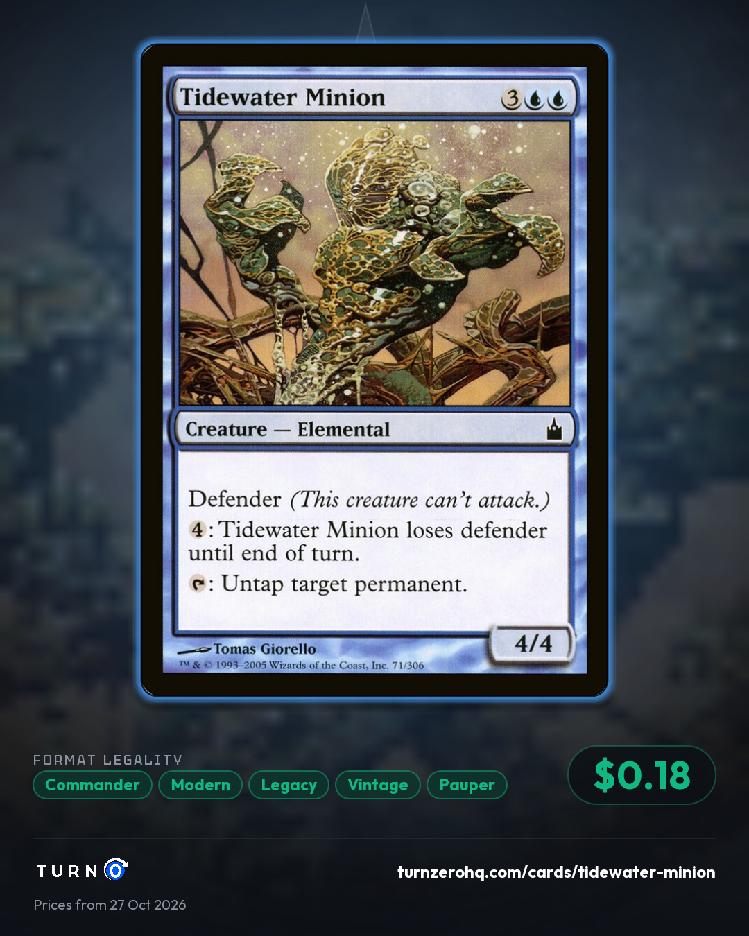 Shareable picture of Tidewater Minion