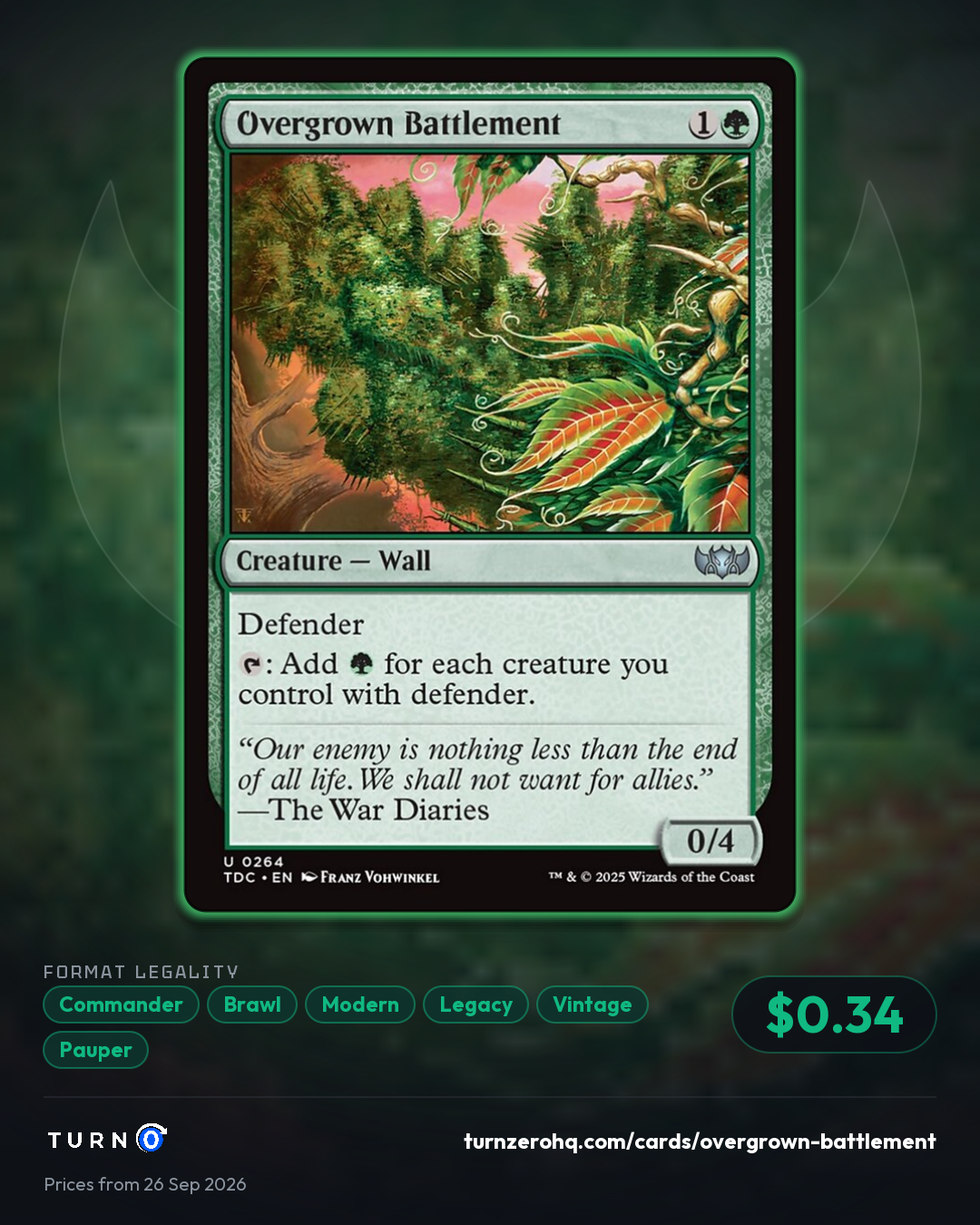 Shareable picture of Overgrown Battlement