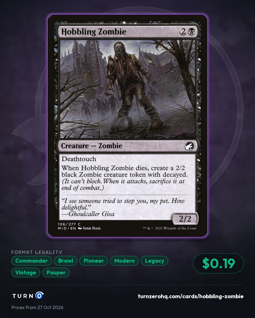 Shareable picture of Hobbling Zombie