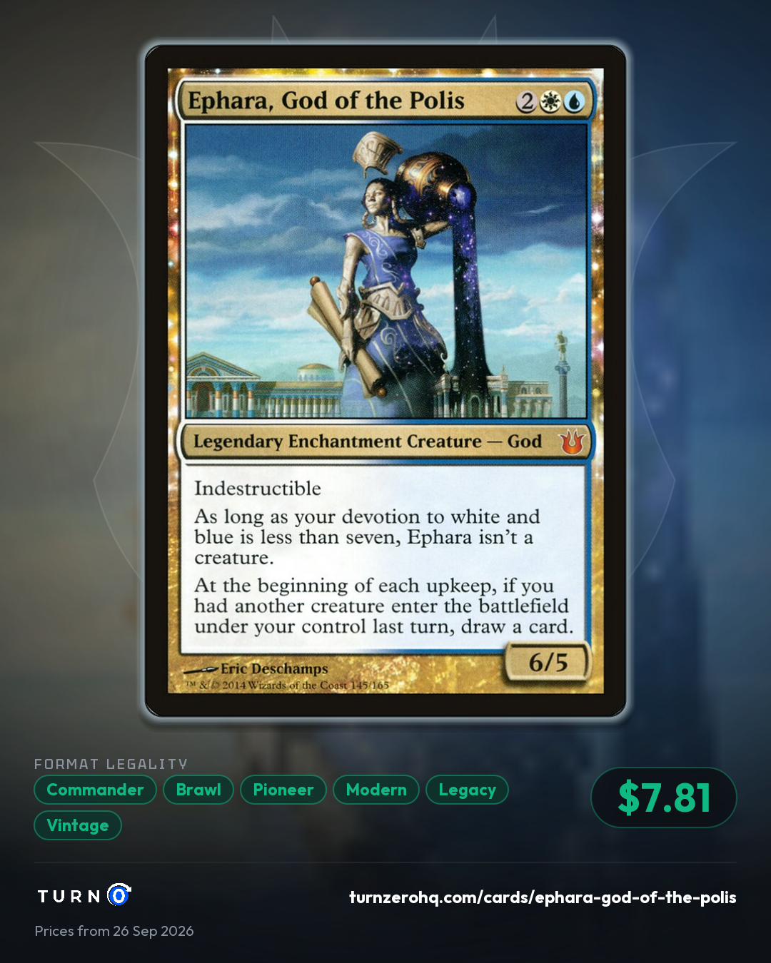 Shareable picture of Ephara, God of the Polis