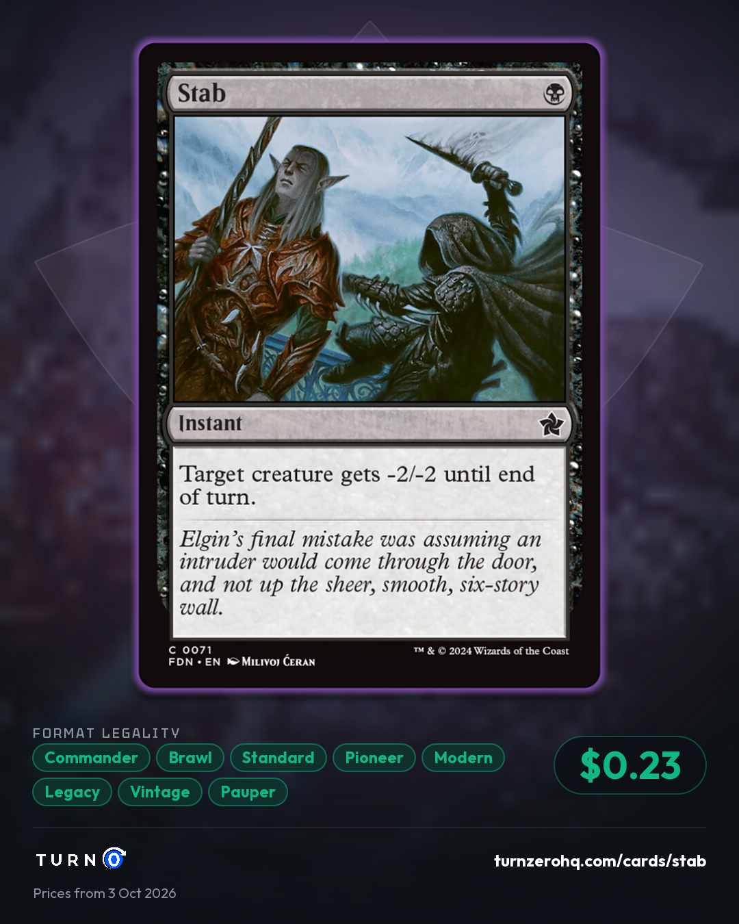 Shareable picture of Stab