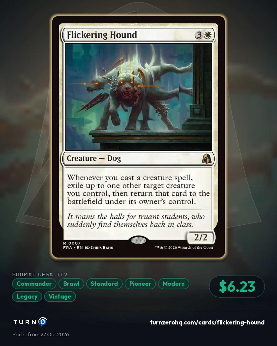 Shareable picture of Flickering Hound