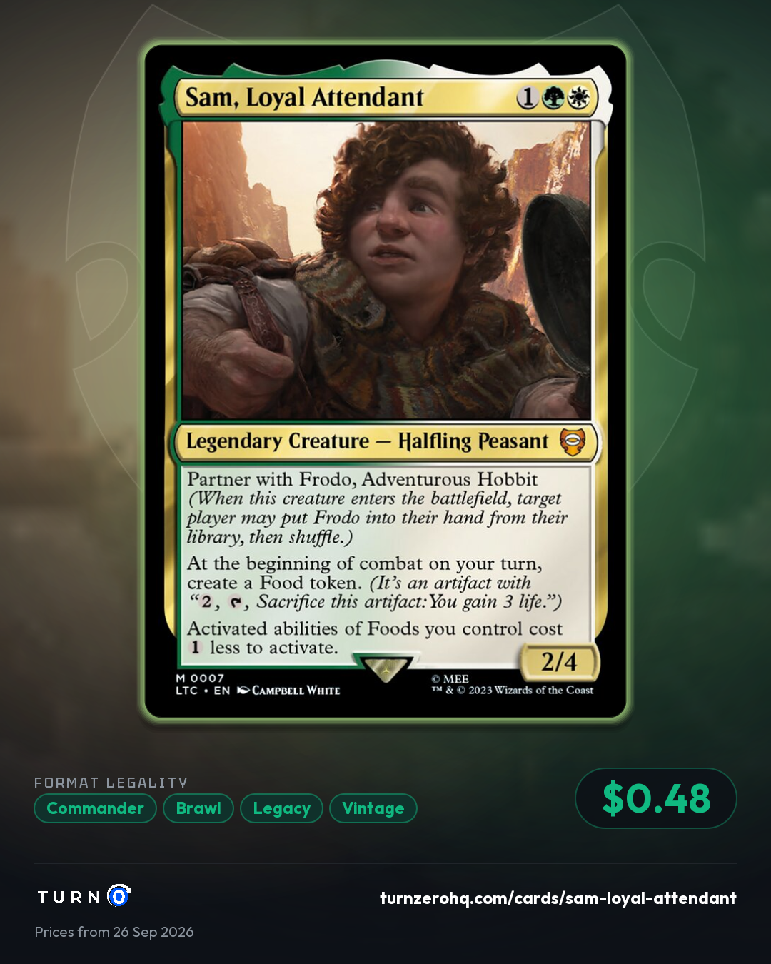 Shareable picture of Sam, Loyal Attendant