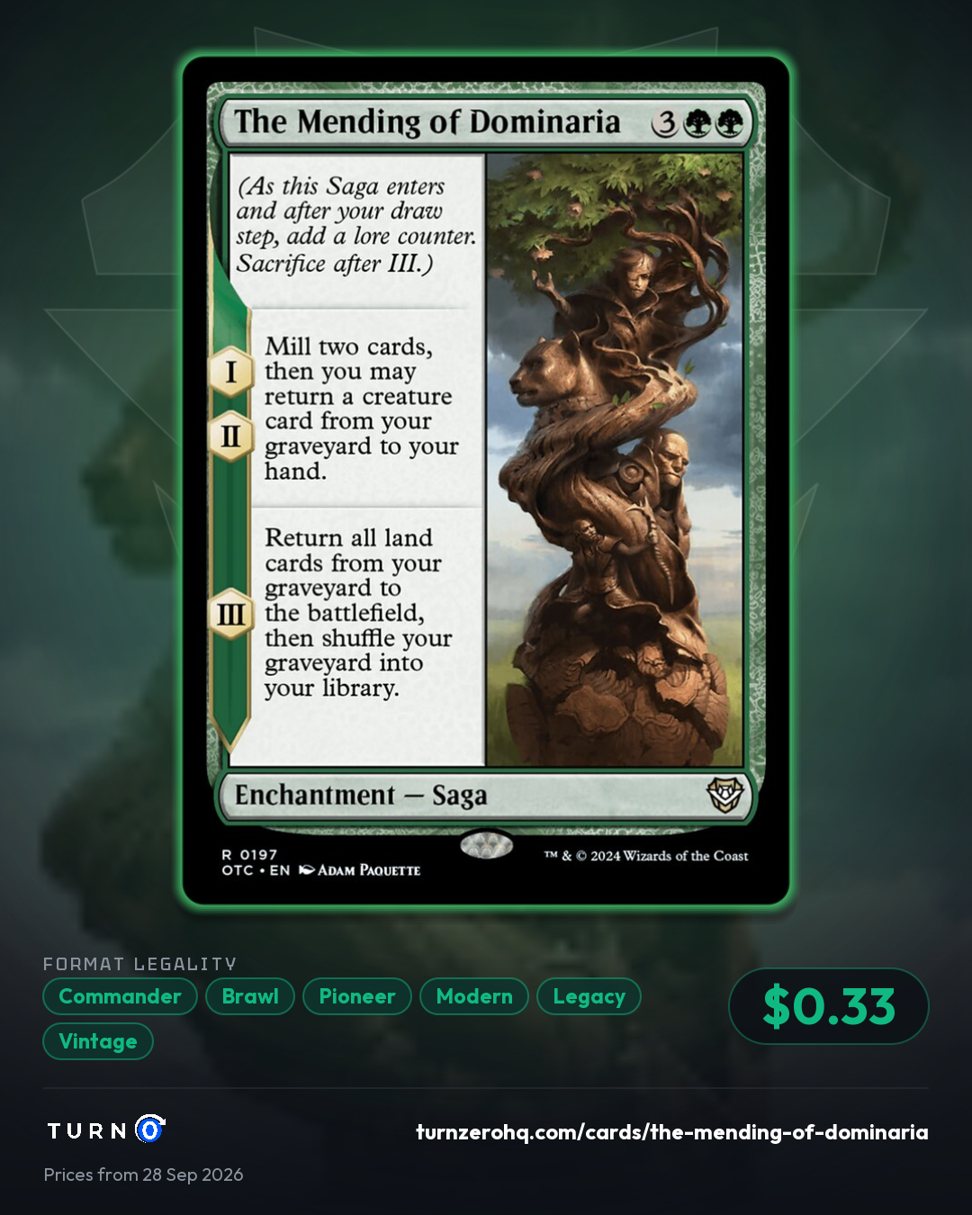 Shareable picture of The Mending of Dominaria