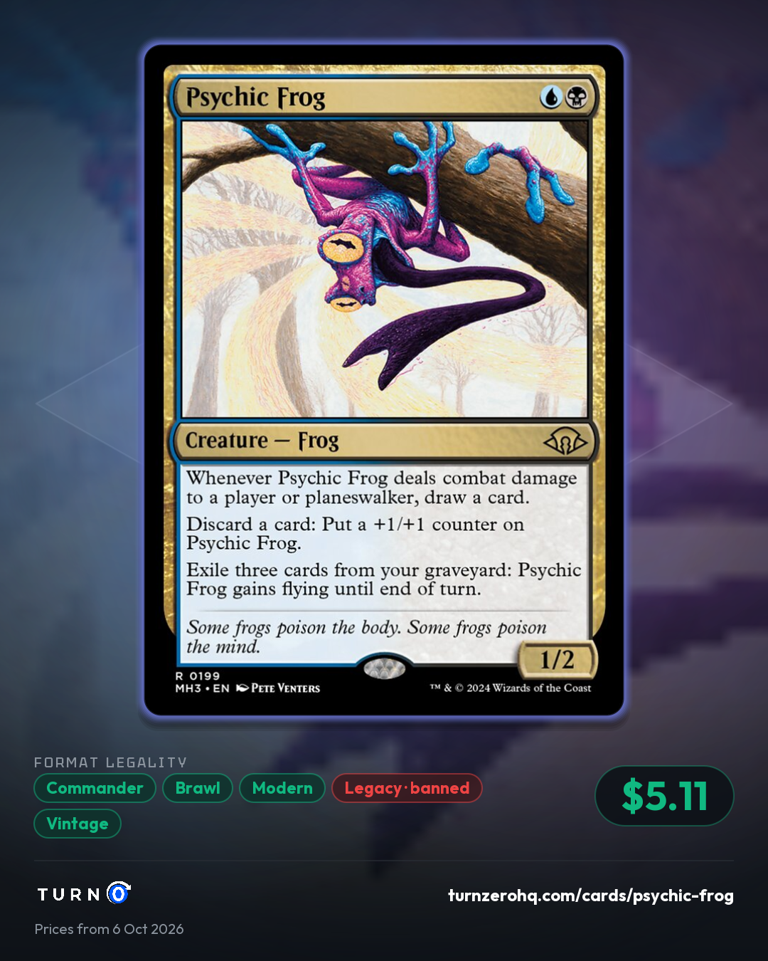 Shareable picture of Psychic Frog