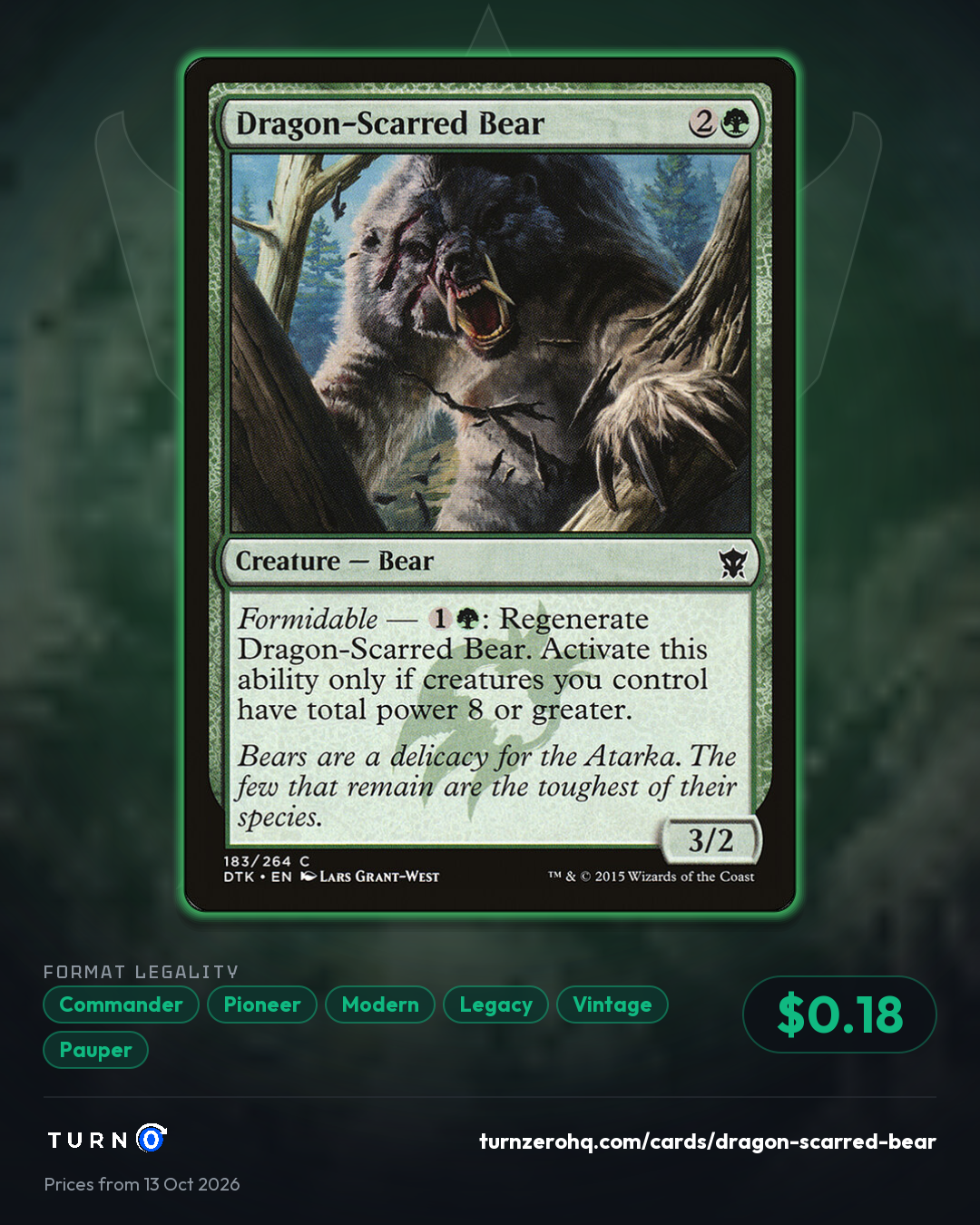 Shareable picture of Dragon-Scarred Bear