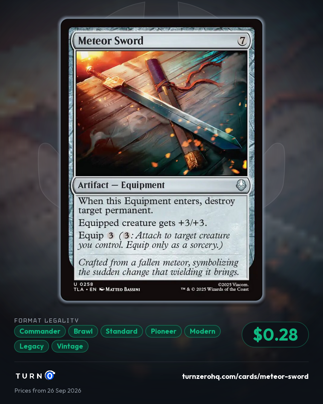 Shareable picture of Meteor Sword