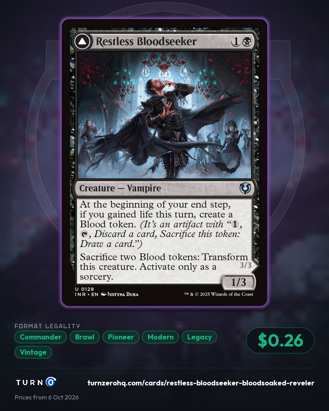 Shareable picture of Restless Bloodseeker // Bloodsoaked Reveler