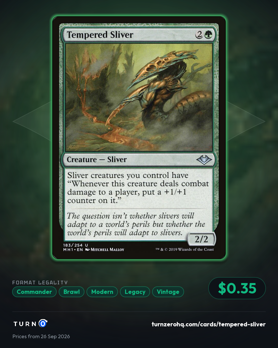Shareable picture of Tempered Sliver