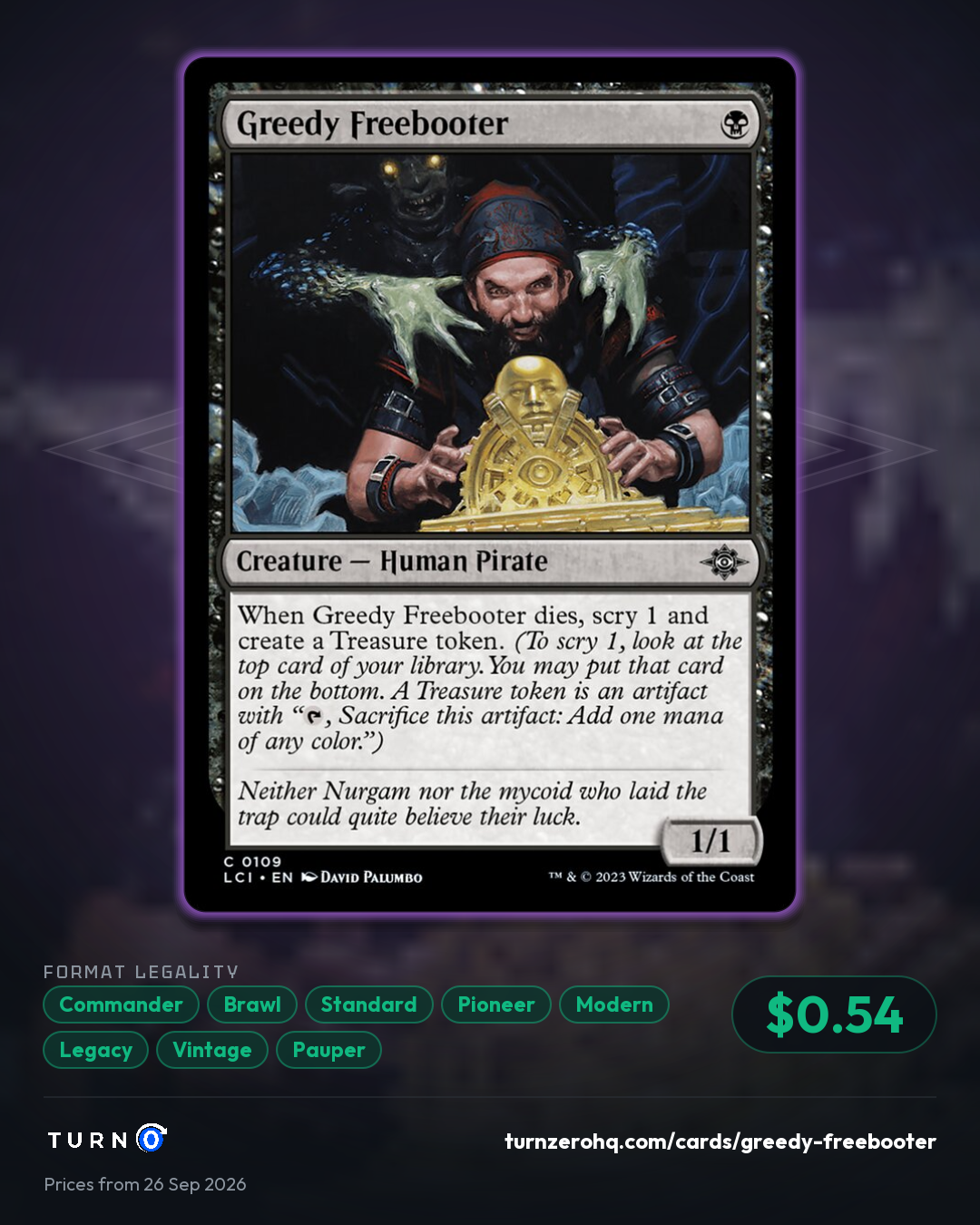 Shareable picture of Greedy Freebooter