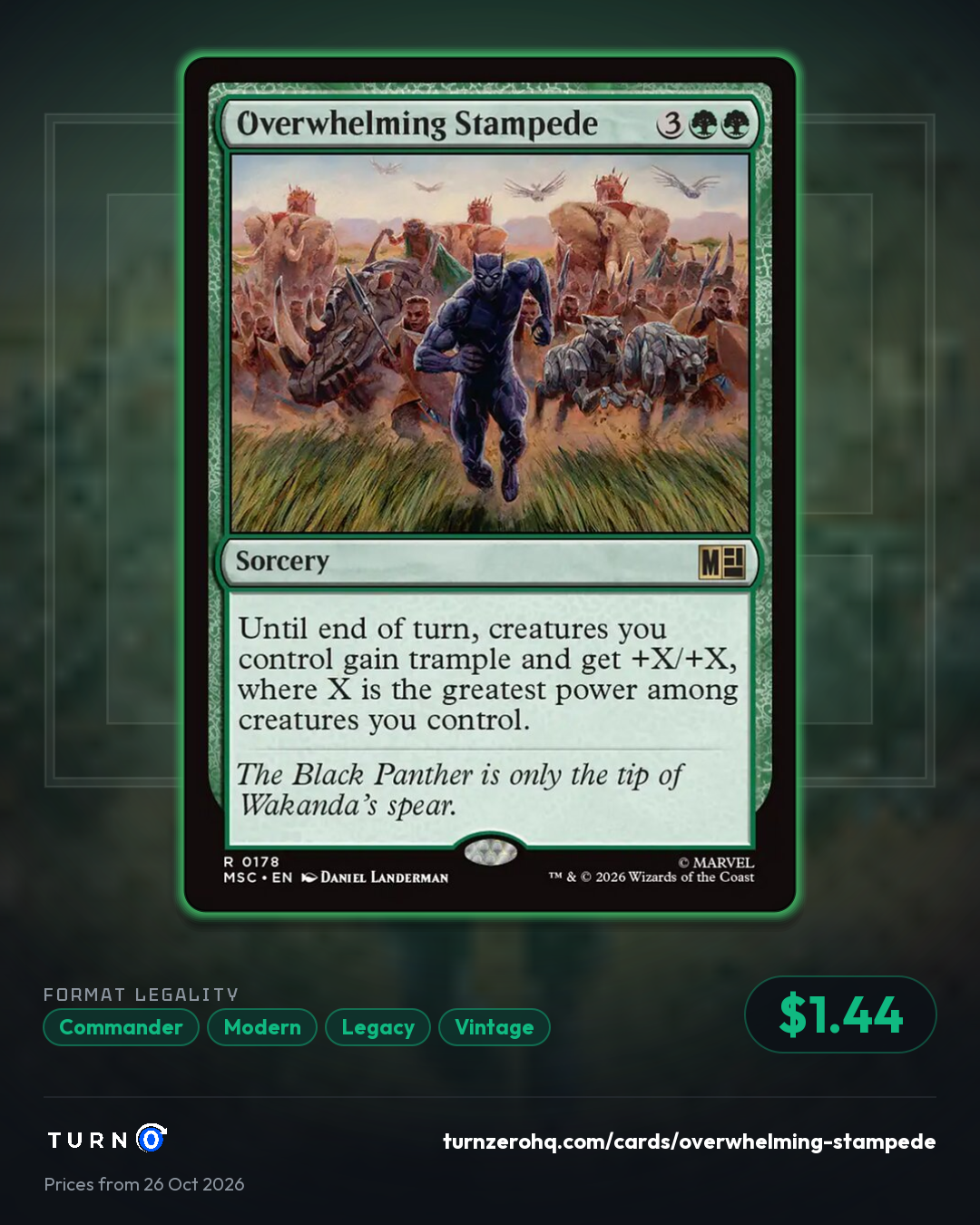 Shareable picture of Overwhelming Stampede