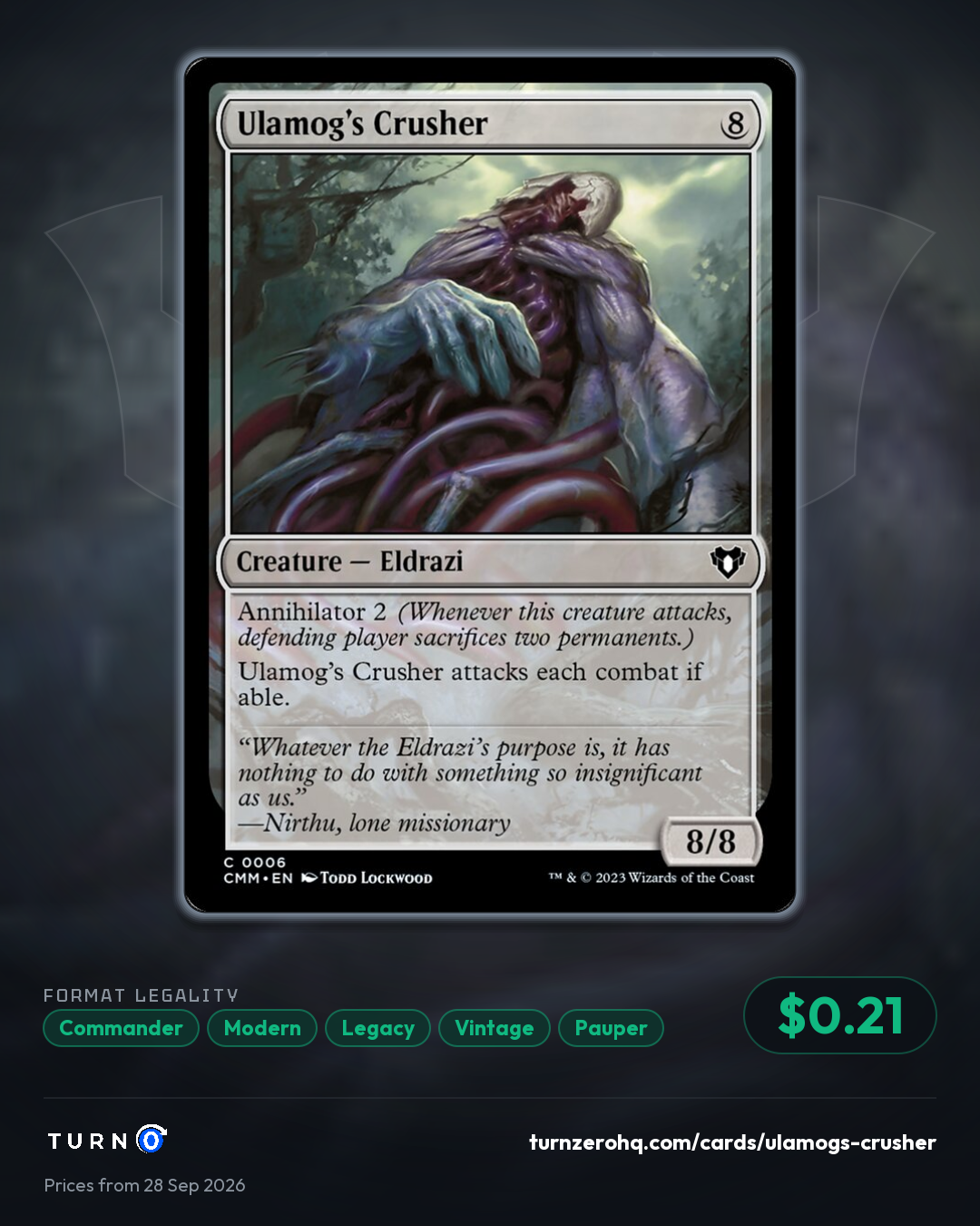Shareable picture of Ulamog's Crusher