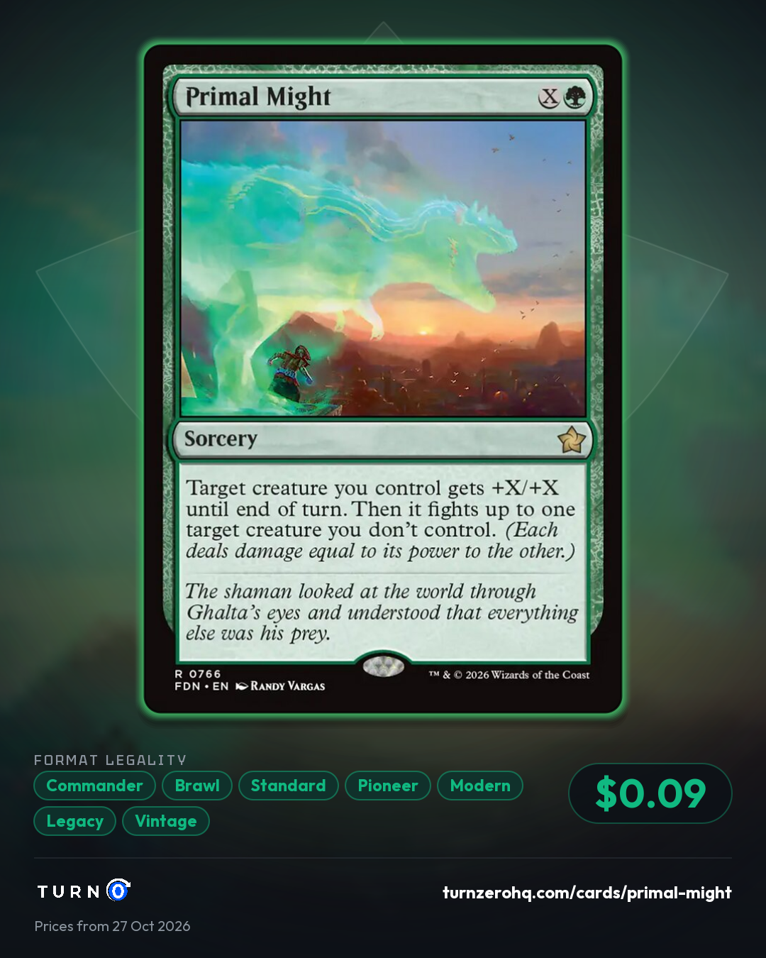 Shareable picture of Primal Might