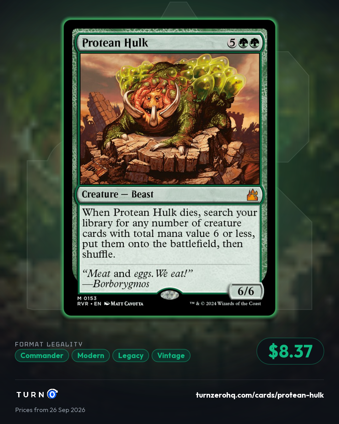 Shareable picture of Protean Hulk