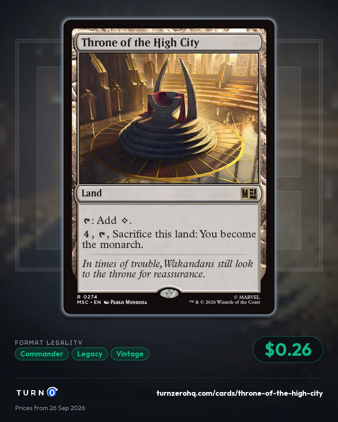 Shareable picture of Throne of the High City