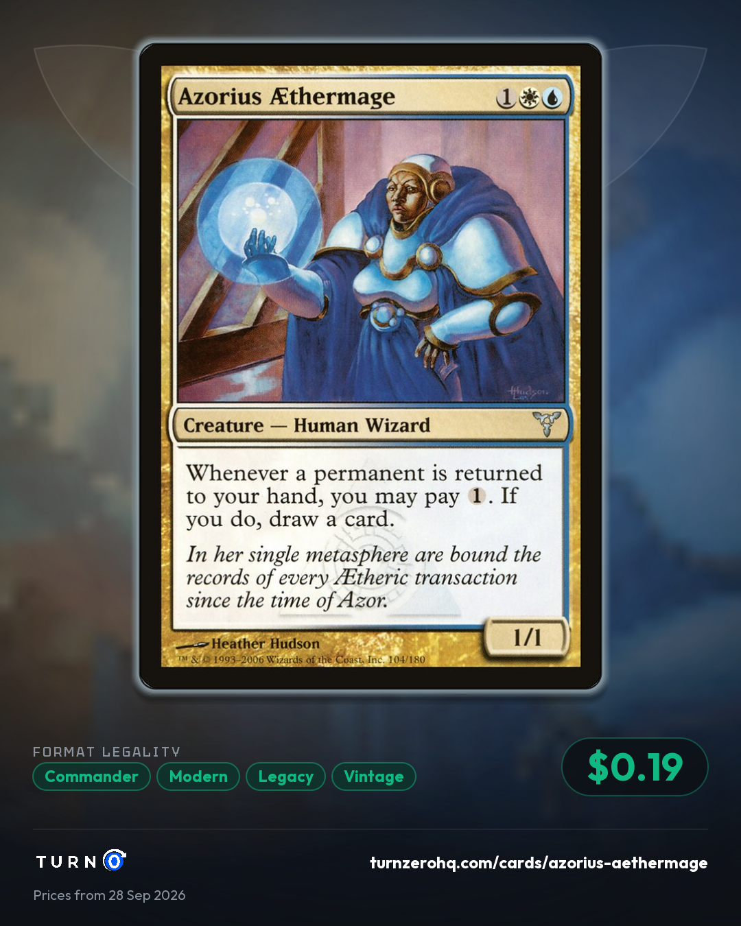 Shareable picture of Azorius Aethermage