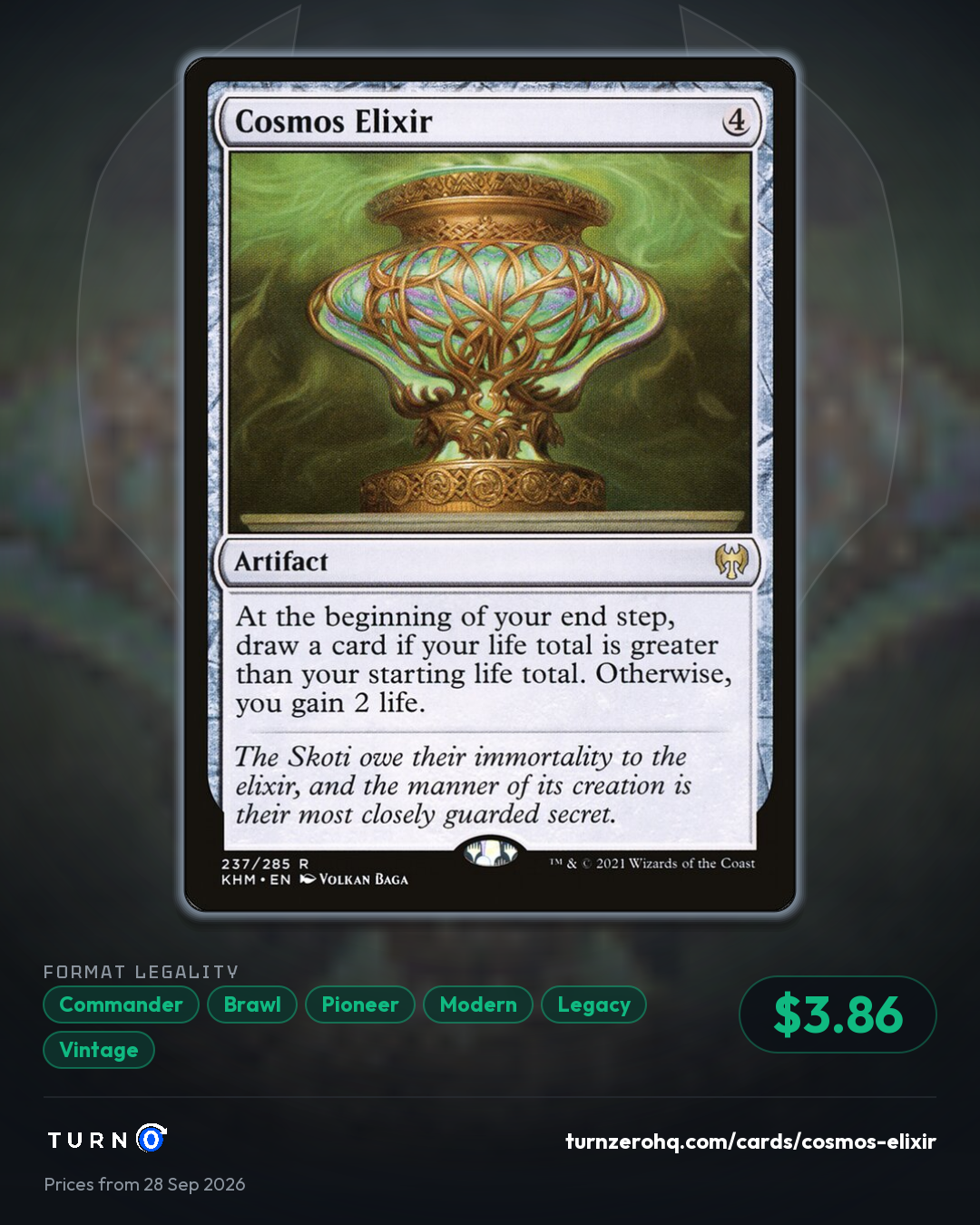 Shareable picture of Cosmos Elixir