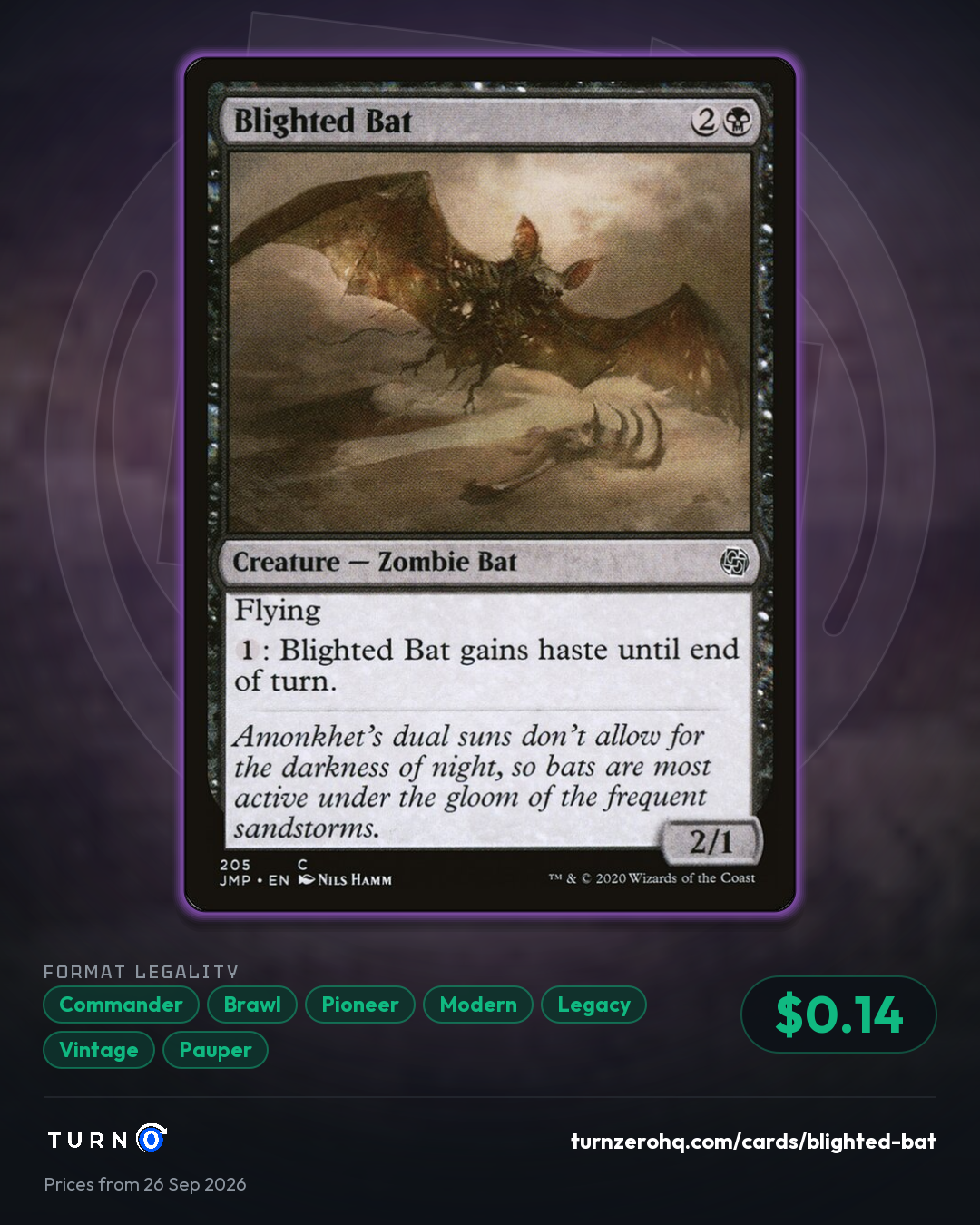 Shareable picture of Blighted Bat