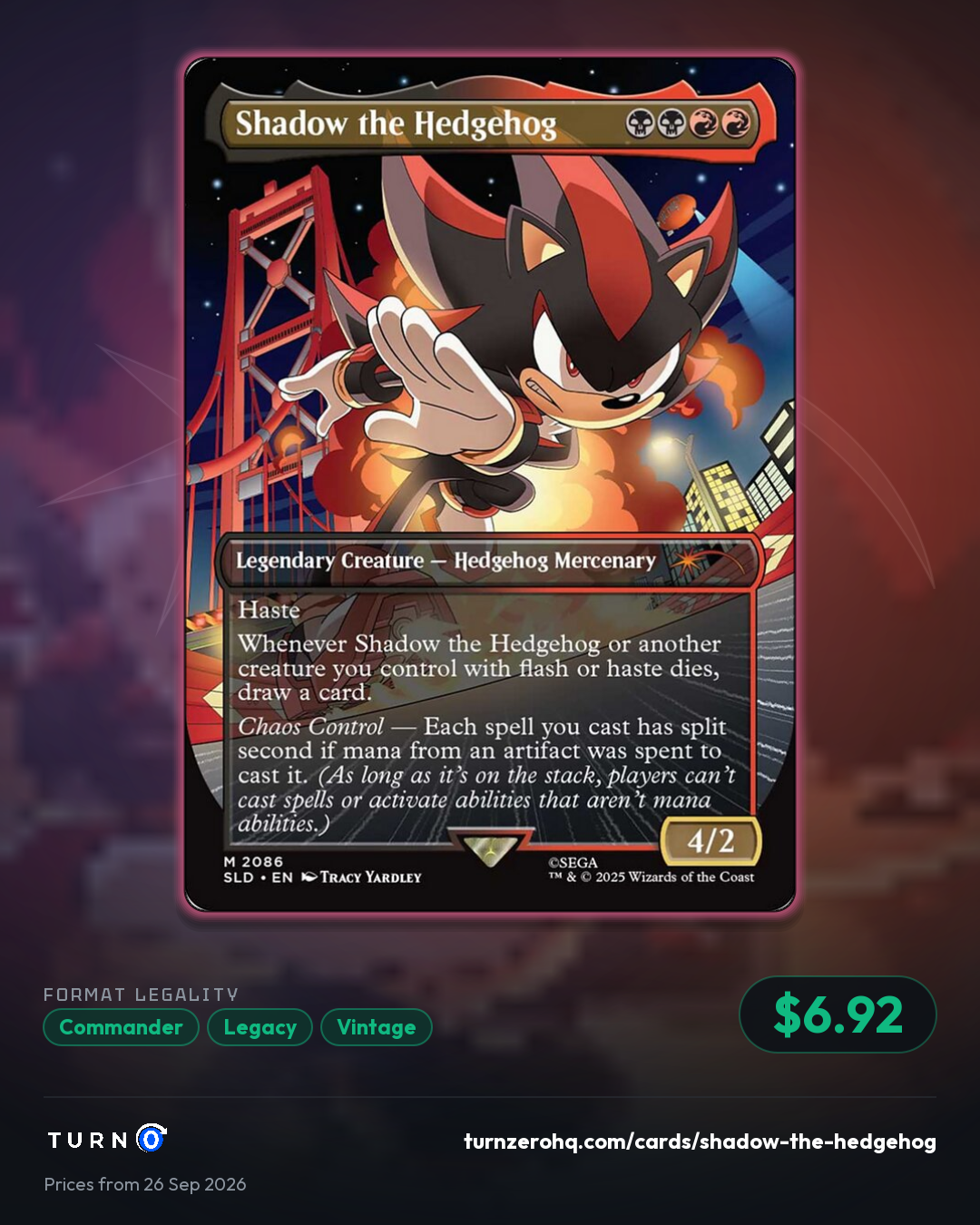 Shareable picture of Shadow the Hedgehog