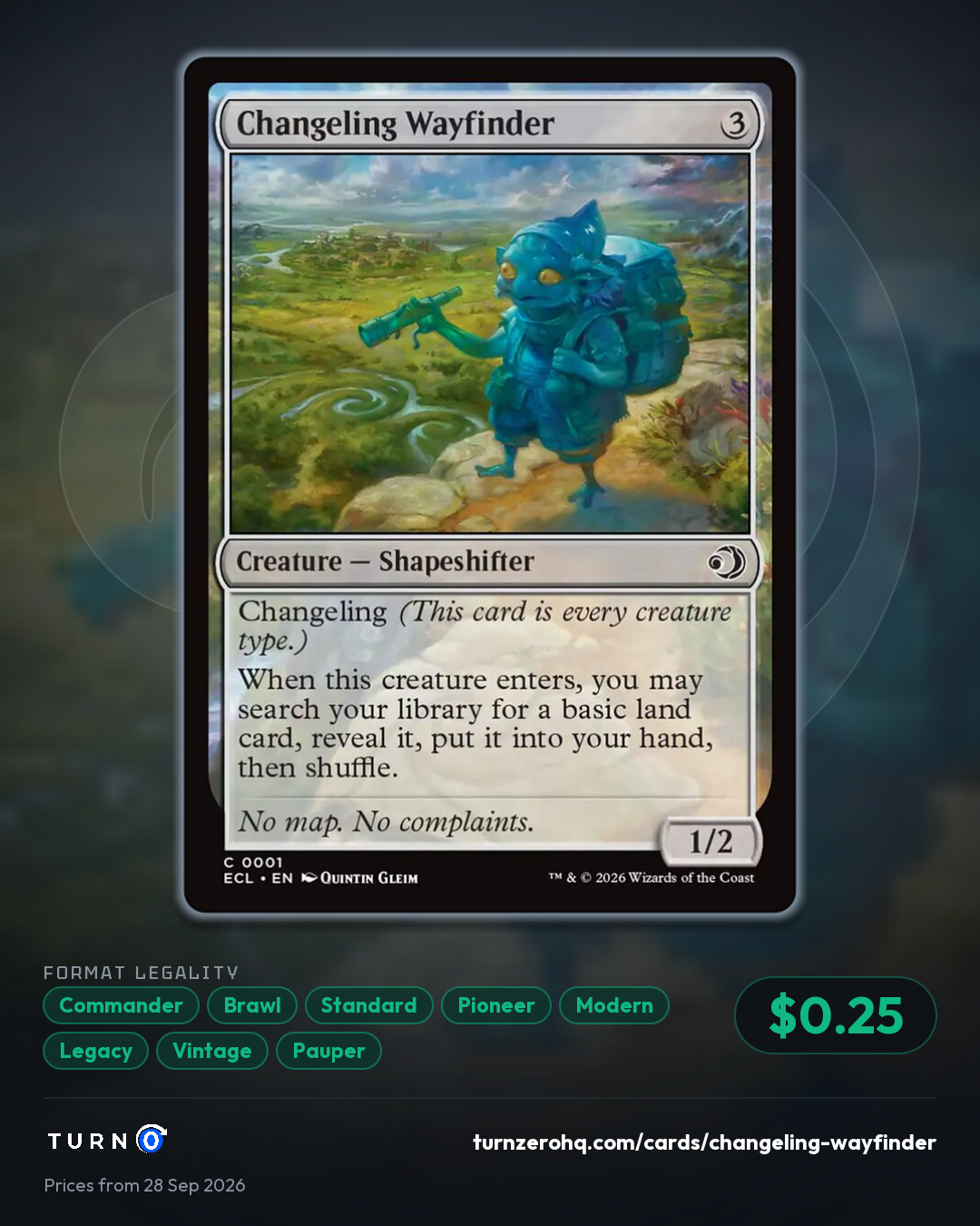 Shareable picture of Changeling Wayfinder