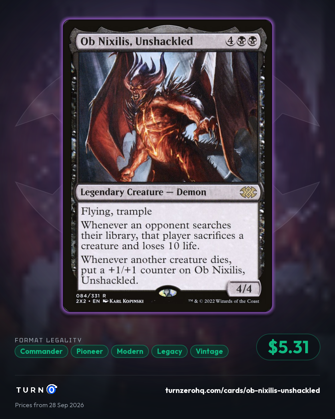 Shareable picture of Ob Nixilis, Unshackled