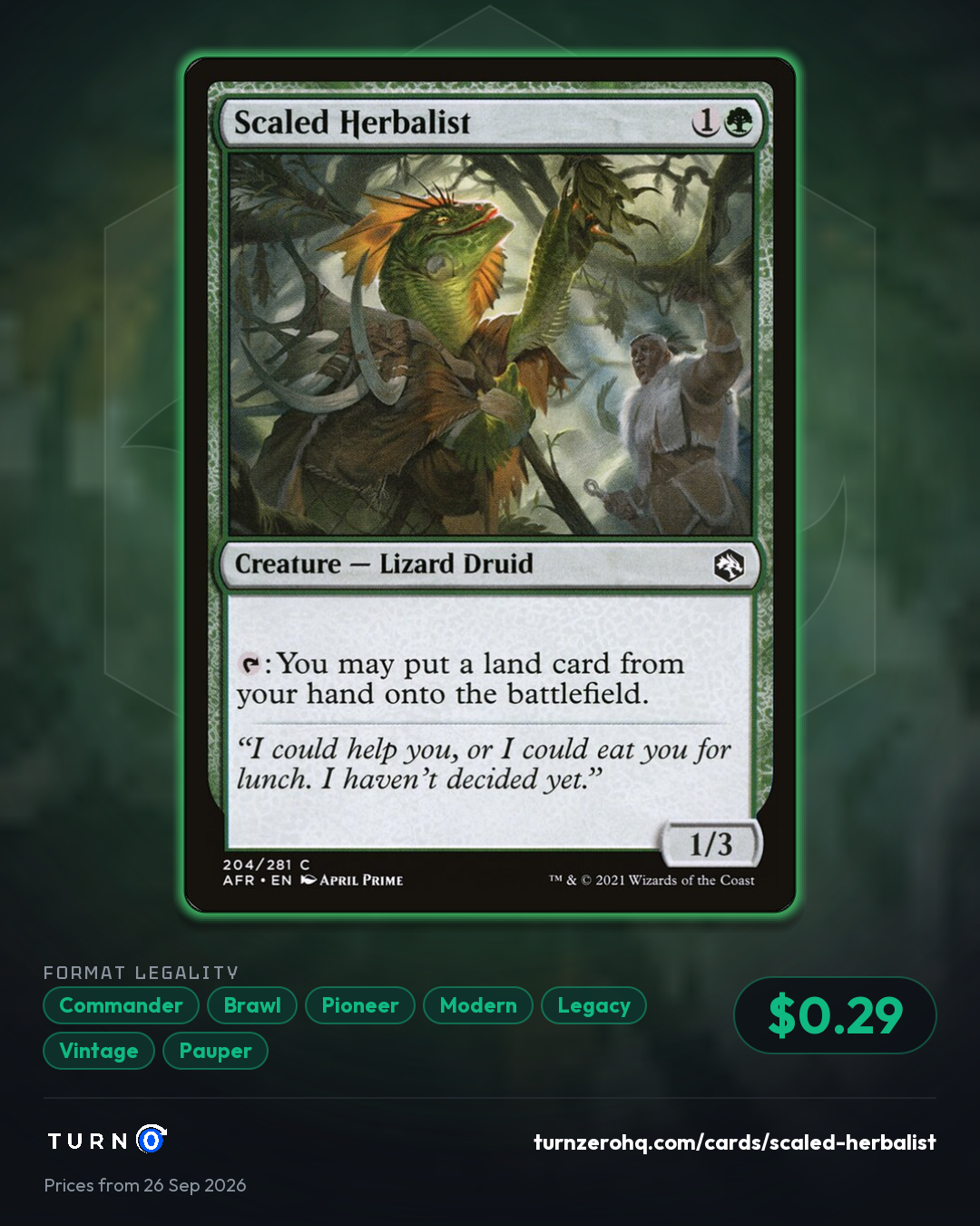 Shareable picture of Scaled Herbalist