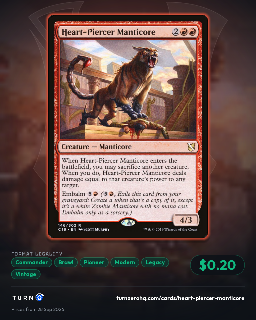 Shareable picture of Heart-Piercer Manticore